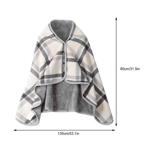 Winter Wearable Blankets Lazy Casual Office Blanket for Women and Office Use - Picture 2 of 14