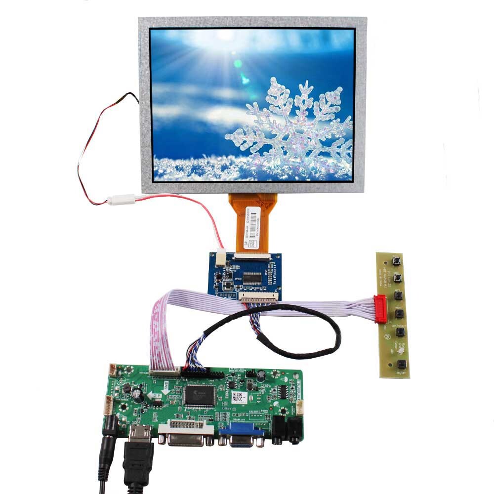 8inch EJ080NA-05A 4:3 800X600 TFT-LCD Screen + HD VGA LCD Controller Board