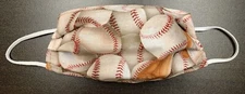 Kids Sports BASEBALL Fabric Reusable Face MASK