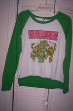 VintageTeenage Mutant Ninja Turtles Mighty Fine Sweatshirt Block Adult XL
