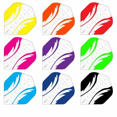     12x Dart Flights Flügel Flys  Standard Archers X Pro Clear 100my