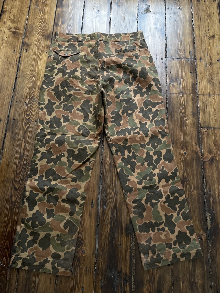RARE Vintage 60s Sears Sports Center Hunting Duck Camo Pants