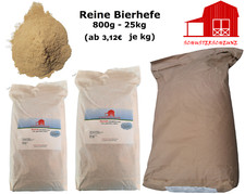 Reine Bierhefe div. Größen (25/10/5 kg) Ideales Futter z.B. für Pferde u. Hunde
