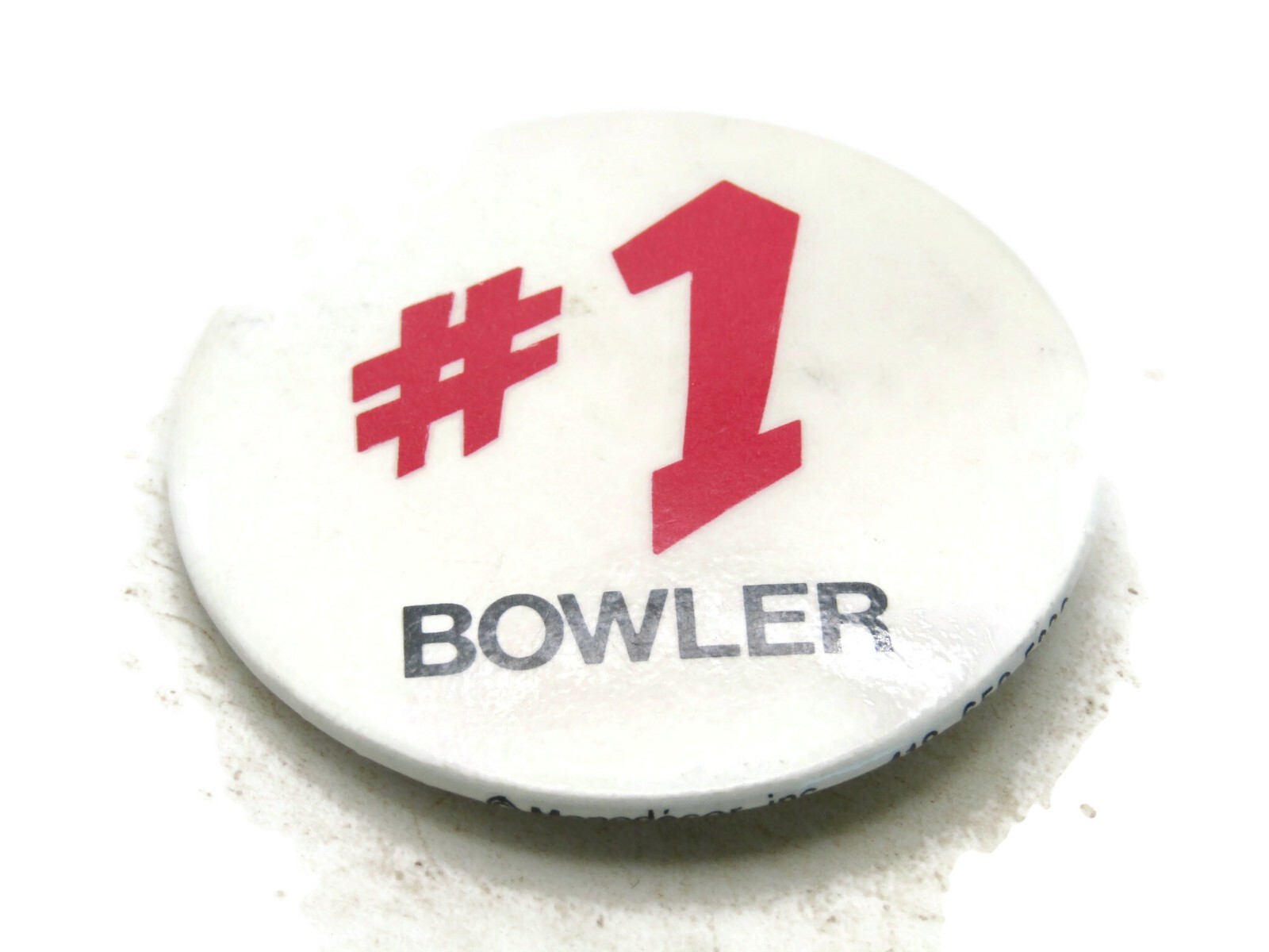 1 Bowler Button White Background eBay