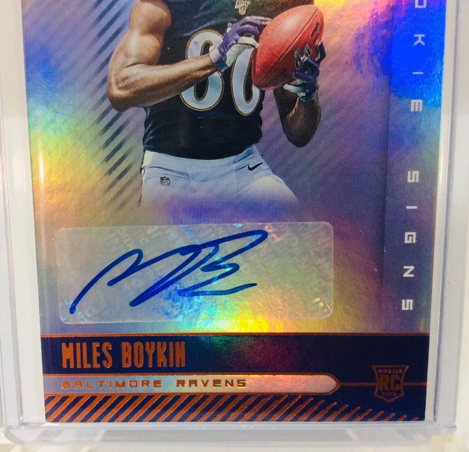 2019 Panini ILLUSIONS Football #RS-MIB MILES BOYKIN (RC) Rookie Signs Auto - Image 4 of 4