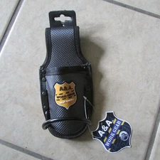 A & A Work Gear Hammer/Tool Holder/Pouch w/ Belt Loop - 8" L x 4" W Black (G 42)
