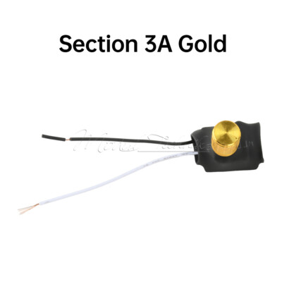 2 Way 220V 1A/3A Gold/Silver Table Lamp Full Range Dimmer Rotary Switch Control