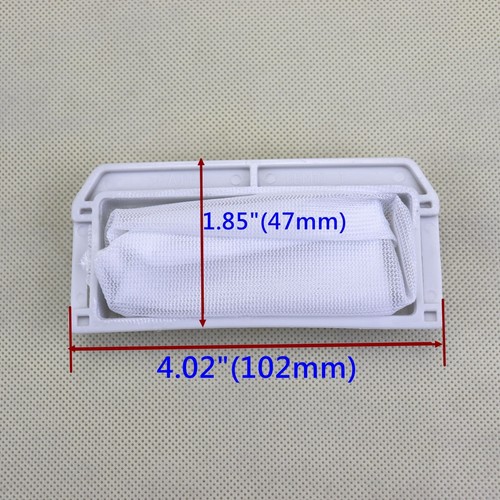 Bolsa de filtro de pelusa mágica apta para lavadora Panasonic 3 piezas (102 mm x 47 mm) - Imagen 2 de 6