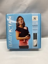 Baby K'tan Original Baby Wrap Carrier - Charcoal Stripe - XL - NEW