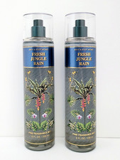 Bath Body Works Fresh Jungle Rain Fine Fragrance Body Mist Spray 8 oz Set of 2