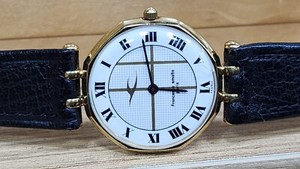 Authentic Francesco Smalto Paris Kuwait 🇰🇼 Airlines Men's Gold Plated 30mm Watch