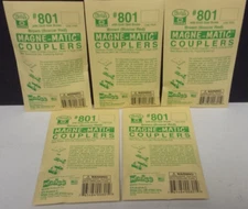 Kadee 801 Brown Magnetic Knuckle Couplers 5 Packs / 10 Couplers Plastic O Scale