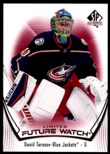 2021-22 SP AUTHENTIC FUTURE WATCH LIMITED RED DANIIL TARASOV ROOKIE COLUMBUS