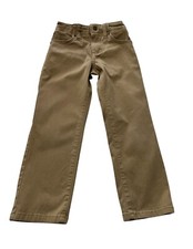 Boys Youth Lee Extreme Comfort Size 6 Regular Khaki Pants Adjustable Waist GUC