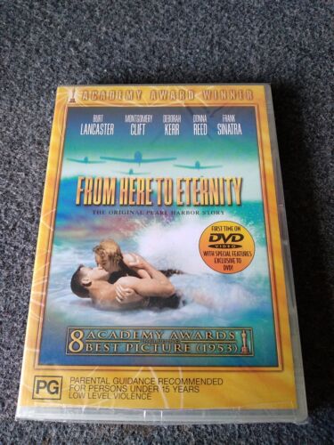 From Here to Eternity DVD New and Sealed Region 4 Burt Lancaster Deborah Kerr - Picture 1 of 5