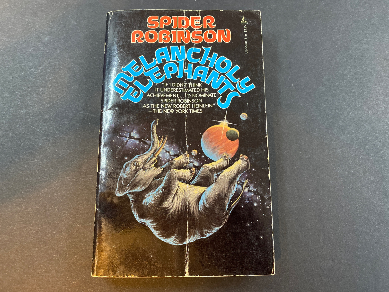 Melancholy Elephants by Spider Robinson (1985, Vintage PB