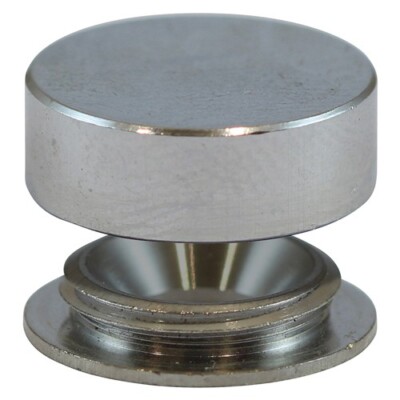 Gewinde Schraubkappen massiv Messing satiniert chrom - 16 mm - 4 Stück Timco TSC16SCP