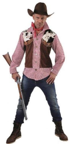 Cowboy Wilder Westen Country Trapper Kostüm Mantel Weste Hemd Herren Hut Jacke - Afbeelding 1 van 2
