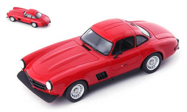 Mercedes 300 Sl Gullwing Amg 1974 Red 1:43 Modell Autocult-image