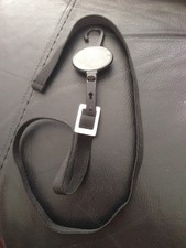 🌺bnwt Accessorize,  Stretchy Black Belt, with A White Buckle. M/l size 🌺