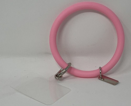 Phone Soft Wristlet Lanyard Bracelet Silicone Chain Bright Pink Free Shipping - 第 1/3 張圖片