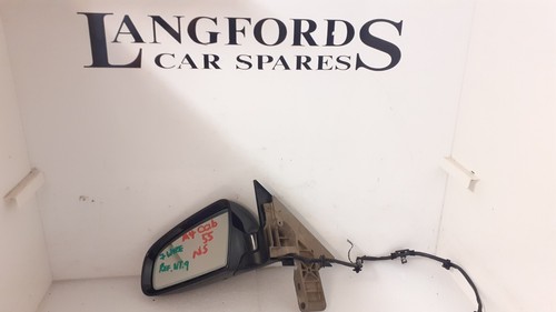 AUDI B6 A4 CAB 2005 PASSENGER FRONT BLACK WING MIRROR 52497