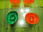 HALLOWEEN SCARY FLASHLIGHT COVERS WITCH PUMPKIN VINTAGE AND GLASSES PIECE — photo 4