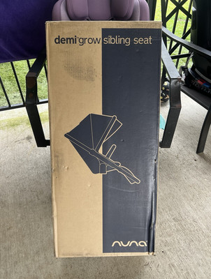 Nuna DEMI Grow Sibling Seat Aspen for Infant Toddler Stroller Accessory