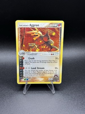 Team Magma's Aggron 7/95 Team Magma vs Team Aqua Holo