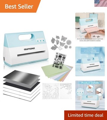 Upgrade Your Crafts: 9 Inch Electric Die Cutting Machine with Smart Sensors