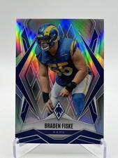 Braden Fiske #82 Los Angeles Rams DT 2025 Panini Phoenix Silver
