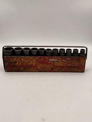 MAC Tools VDP6  Impact Socket Set METRIC 1/2  Drive 11 Sockets 10-24mm w/Rack