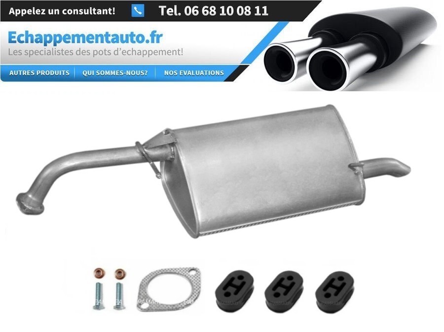 Échappement Daewoo Lacetti contre les fuites au contrôle technique avec kit arrière