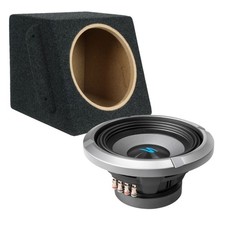 Subwoofer für BMW 3er E36 Cabrio | Alpine S2-W8D4 20cm Bass + Woofer Gehäuse