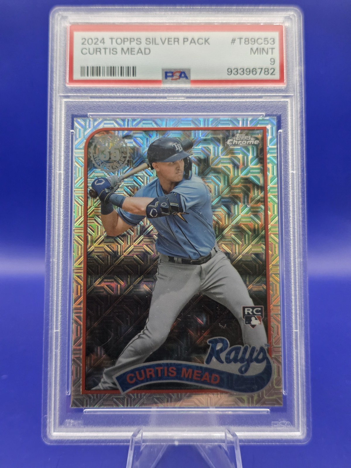 2024 Topps Series 1 - 1989 Topps Chrome Silver Pack Curtis Mead #T89C-53 (RC)