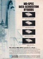 Datel Intersil MIL-SPEC Data Acquisition Hybrid Print Ad 1983