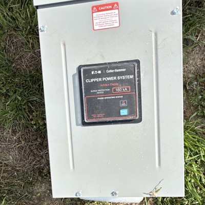 Eaton Cutler-Hammer Clipper Power System Surge Protection Device 160 kA Advisor 