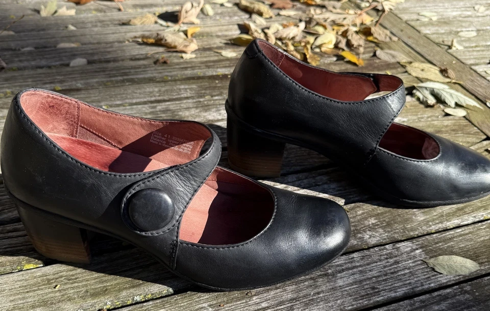 Dansko Page Women’s Black Mary Jane’s Size 41 US 10 Retro Style, Comfortable - Image 3 of 4