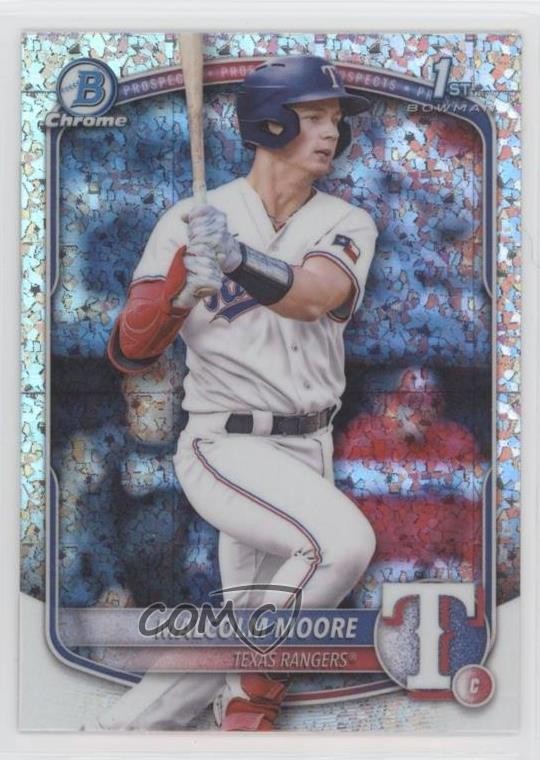 2025 Bowman Chrome Prospects Mini-Diamond Refractor Malcolm Moore #BCP-129 1g1q