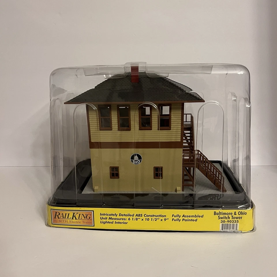 MTH Railtown Building Baltimore & Ohio Switch Tower 30-90335 - Image 3 of 4