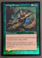 MTG Card - 1x Living Terrain - Prophecy - LP - Vintage Foil Magic The Gathering
