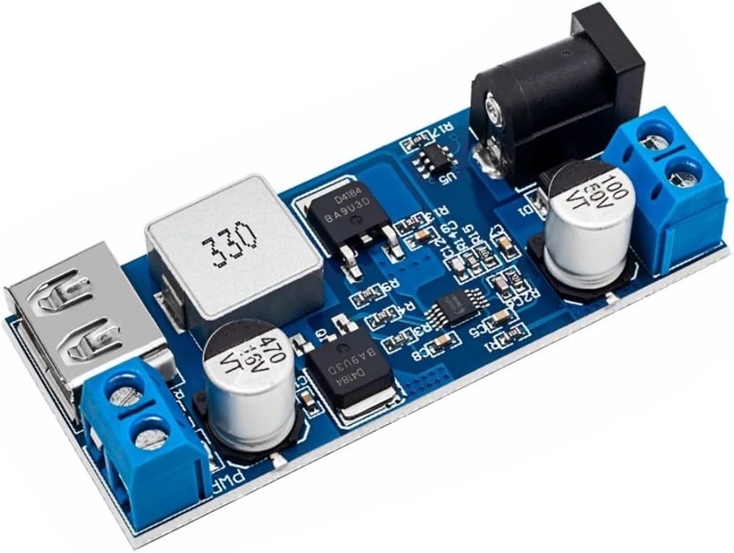 Versatile DC-DC Power Converter 24V/12V to 5V 5A - Compatible with All Devices