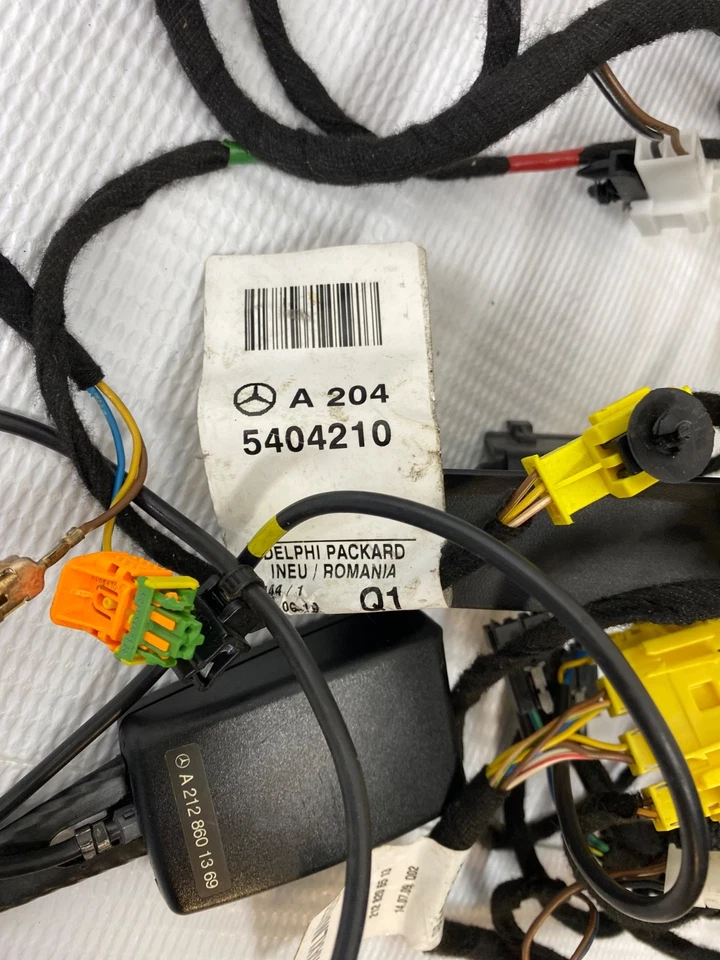 10-16 MERCEDES-BENZ E350 ASIENTO DELANTERO CABLEADO ARNÉS OEM 2128206513 Foto 3 de 4