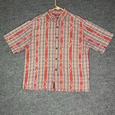 Vintage The Territory Ahead Button Up Shirt Mens Size Medium Tribal Western