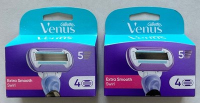 Gillette Venus Extra Smooth Swirl Rasierklingen 2 Packungen á 4 Klingen Neu&OVP
