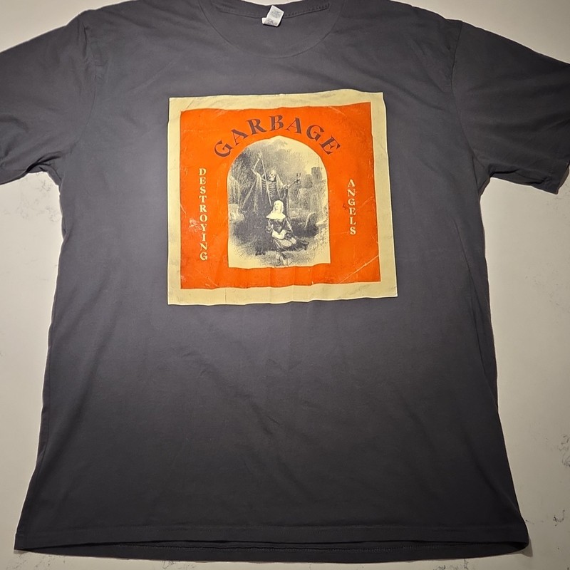 RARE Garbage Band Destroying Angels Limited Ed Tour Release T Shirt XL 2 Sided
