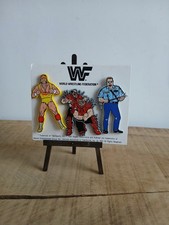 Wrestling Pin Badge Set Vintage 1991 Titan Sports Hulk Legion Of Doom Big Boss