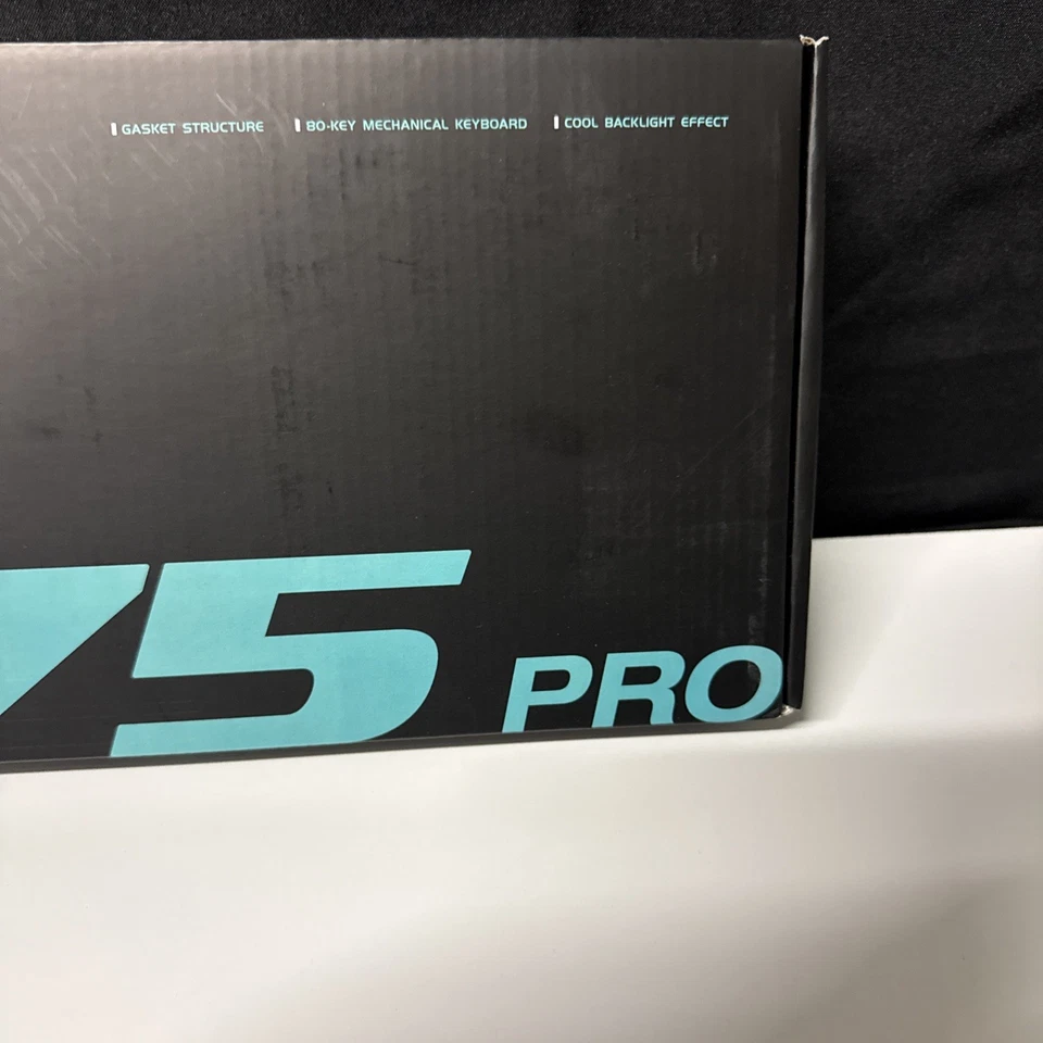 AULA F75 Pro White Gradient Blue Star Star Vector Switch Mechanical Keyboard 2D4 - Image 2 of 4