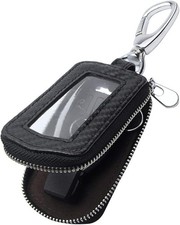 Universal Genuine Leather Key Case Car Smart fob Cover Keychain for Remote Ke...