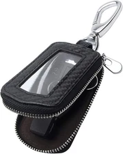 Universal Genuine Leather Key Case Car Smart fob Cover Keychain for Remote Ke...